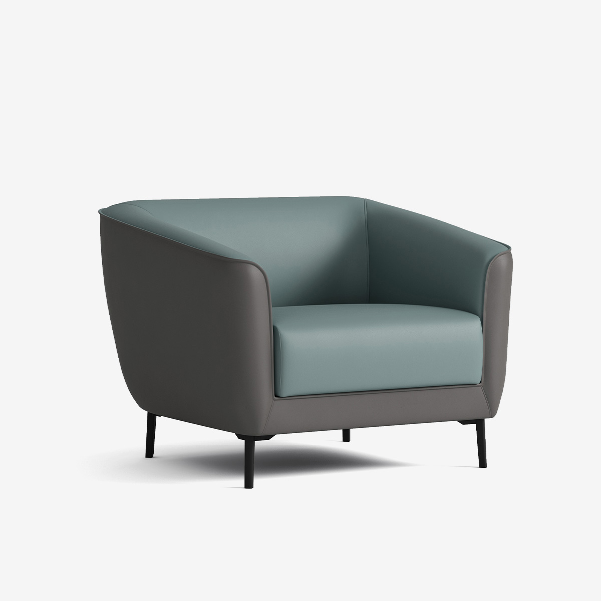 Caius Curved Office Sofa