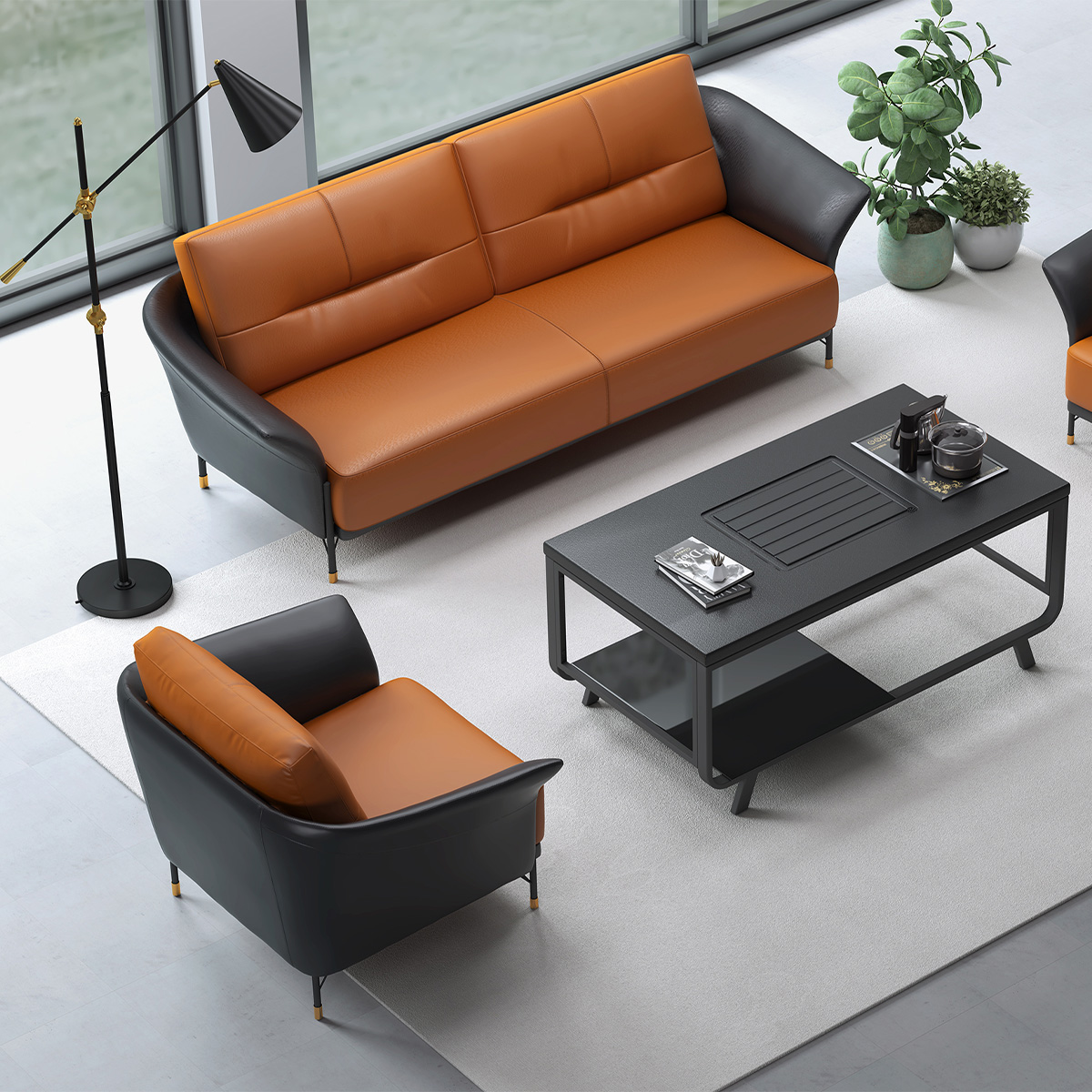 Calista Lounge Office Sofa-1