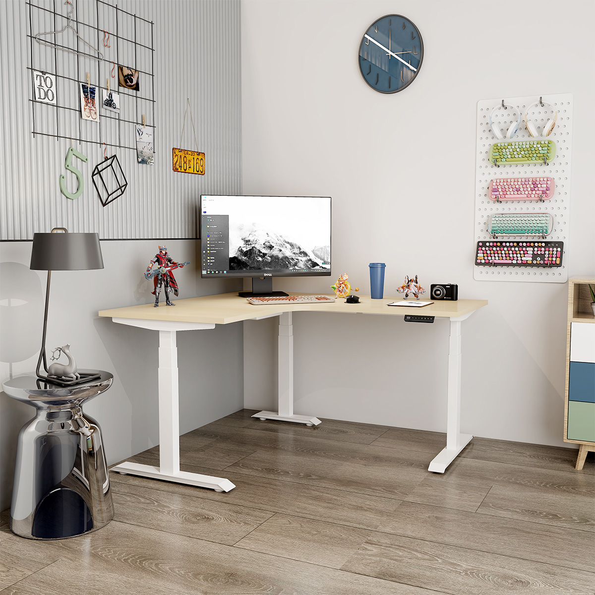 Corner Adjustable Desk-1
