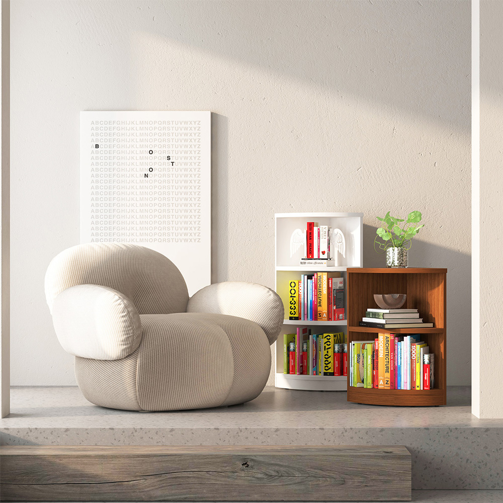 Curved Corner Cabinet-1