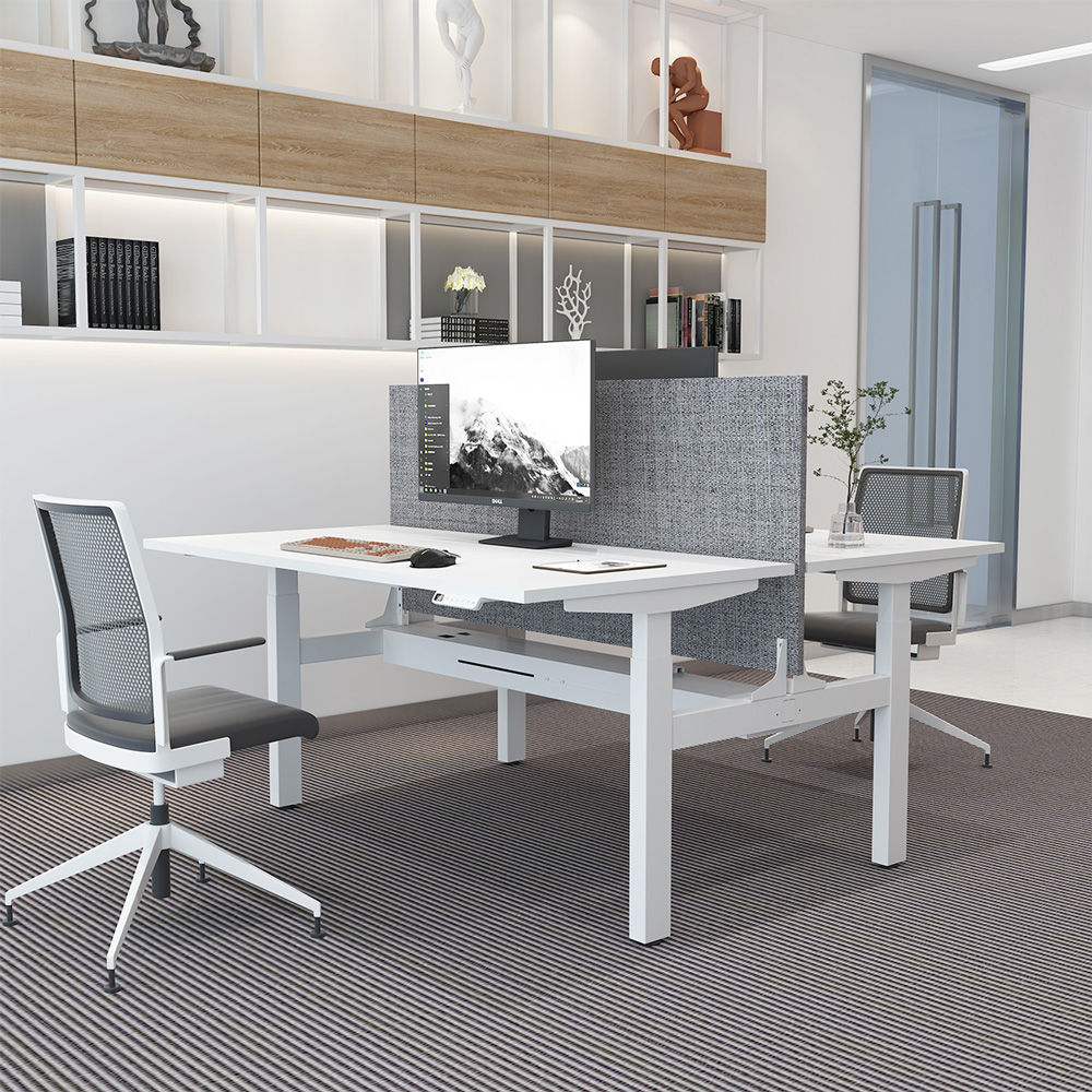Double Adjustable Desk-1