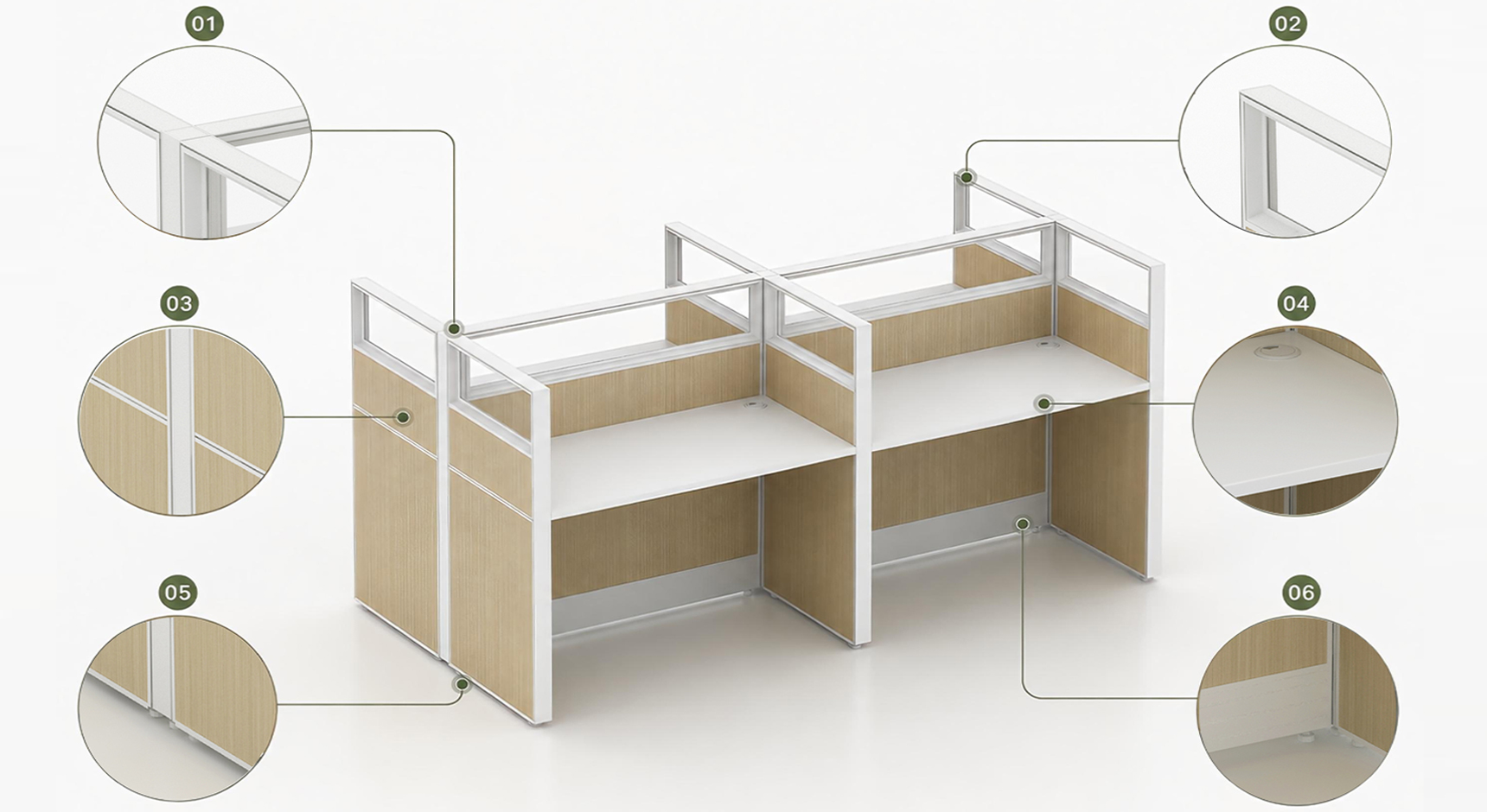e60 call center office cubicles flexible assembly
