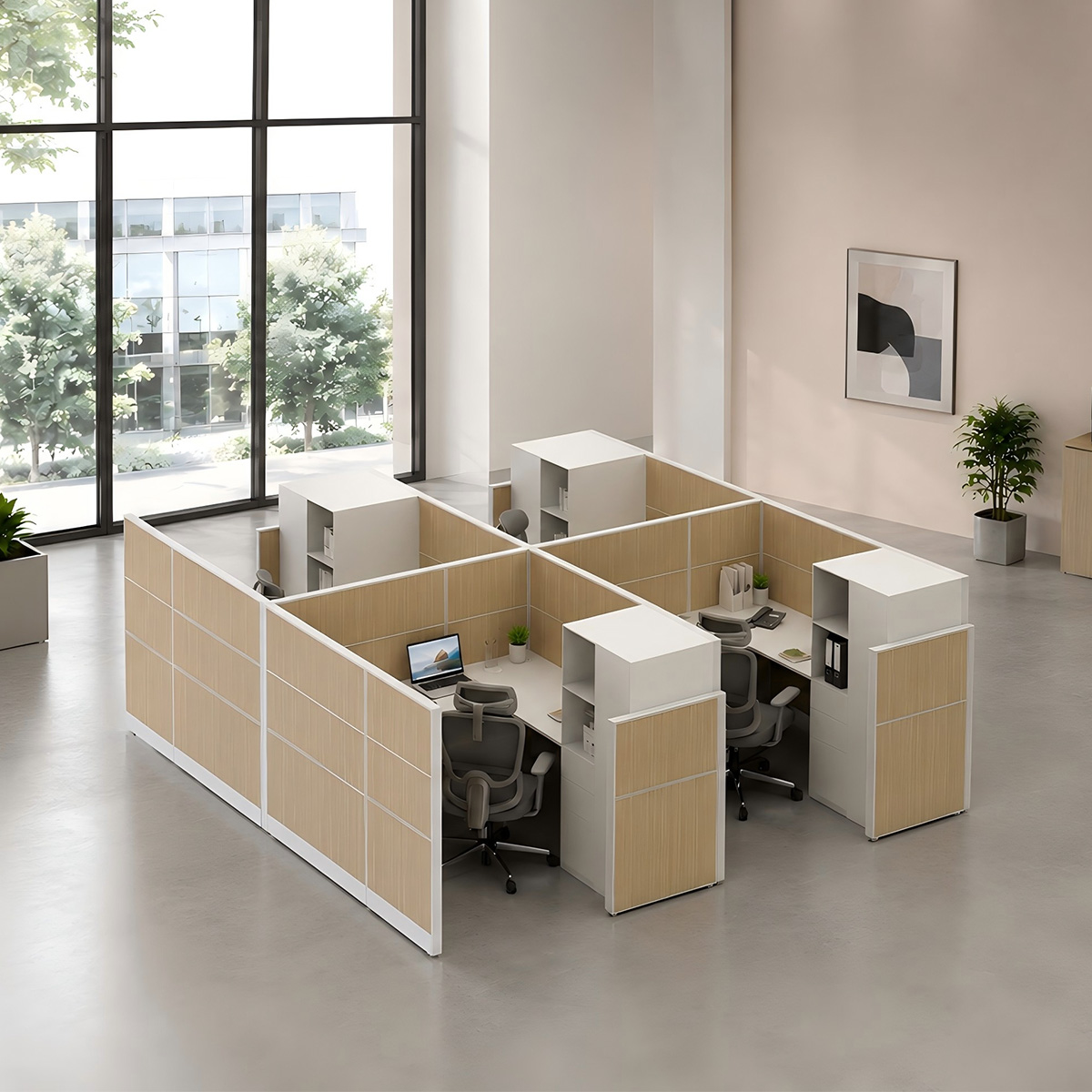 E60 Modular Room Cubicle-1