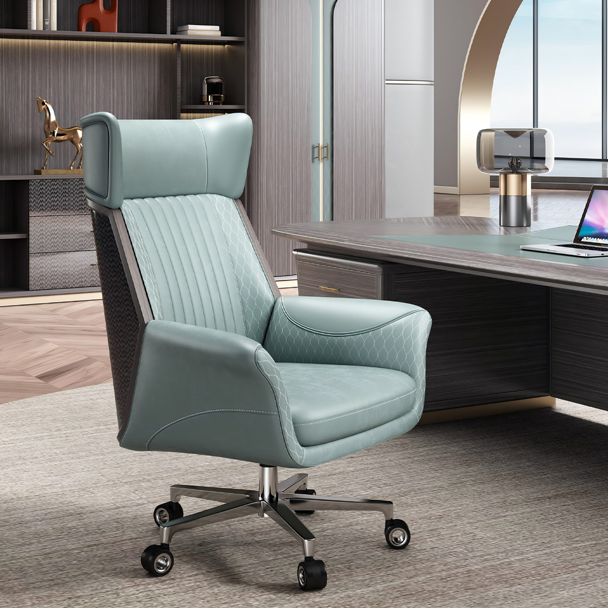 Elara Leather Executive Chair-1