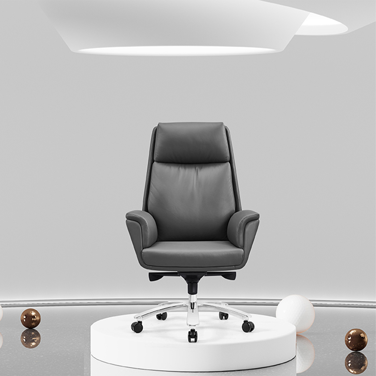 Flora Leather Executive Chair-1