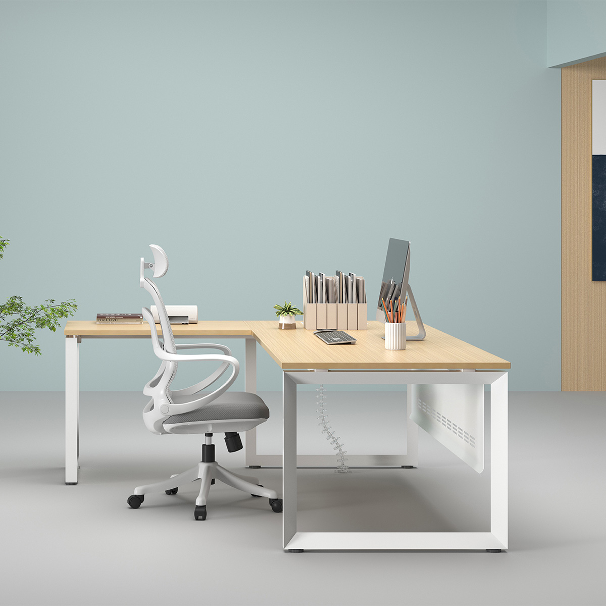 Forma L Shape Office Desk-1