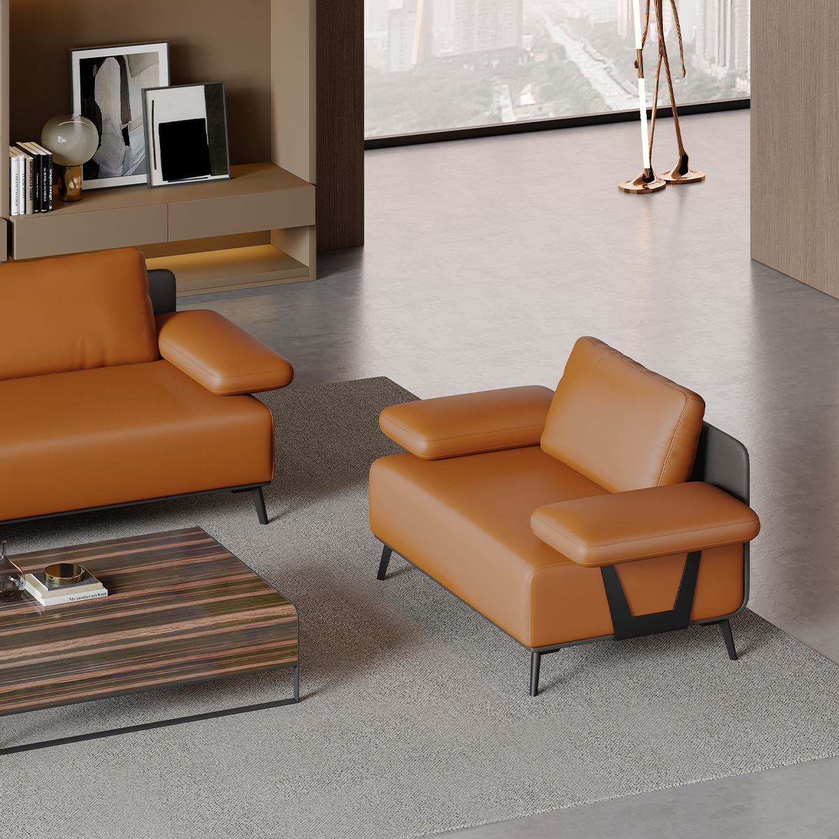 Greta Accent Office Sofa-1