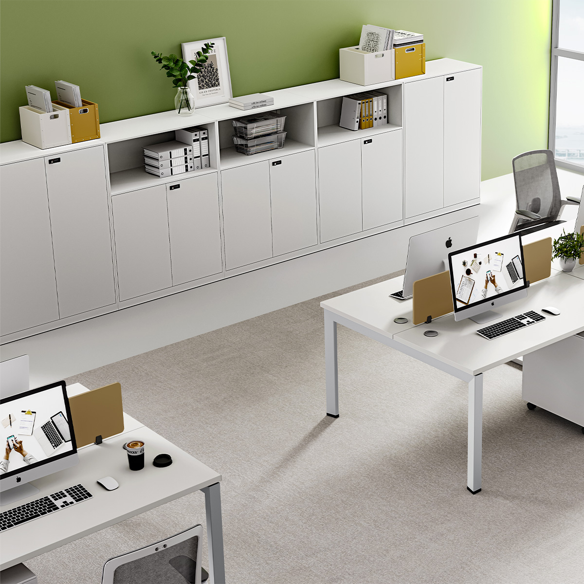 Heath Locking Office Credenza-1
