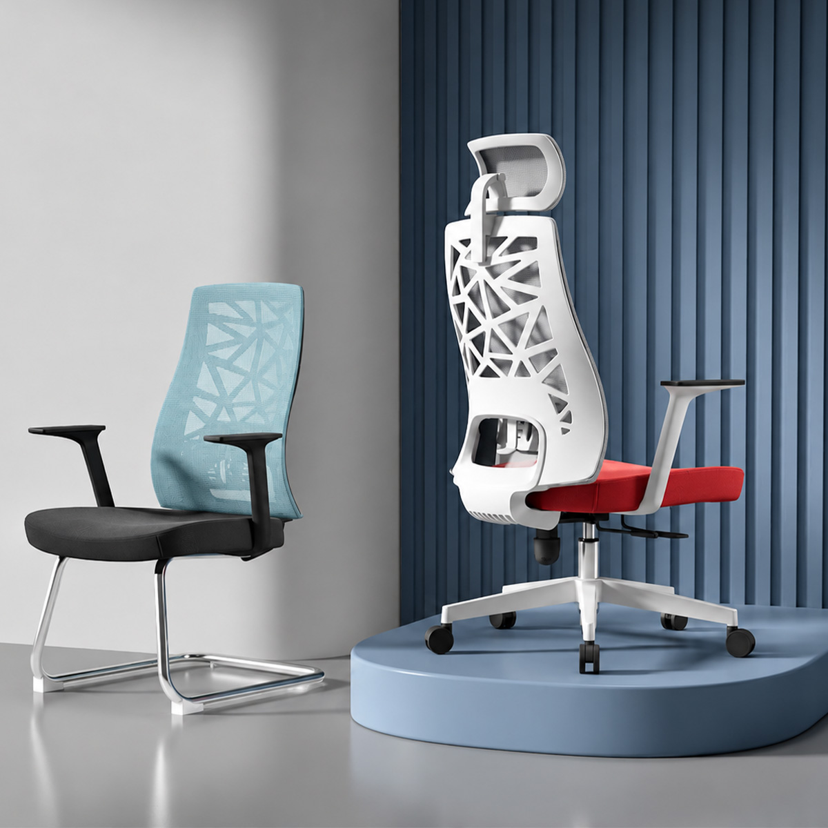 Kaia Headrest Mesh Chair-1