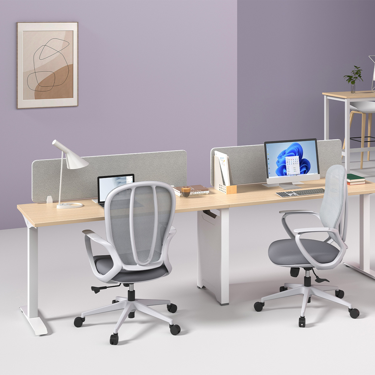 Linea Benching Workstation Desk-1