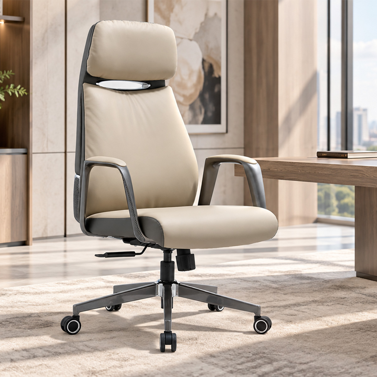 Niall Leather Executive Chair-1