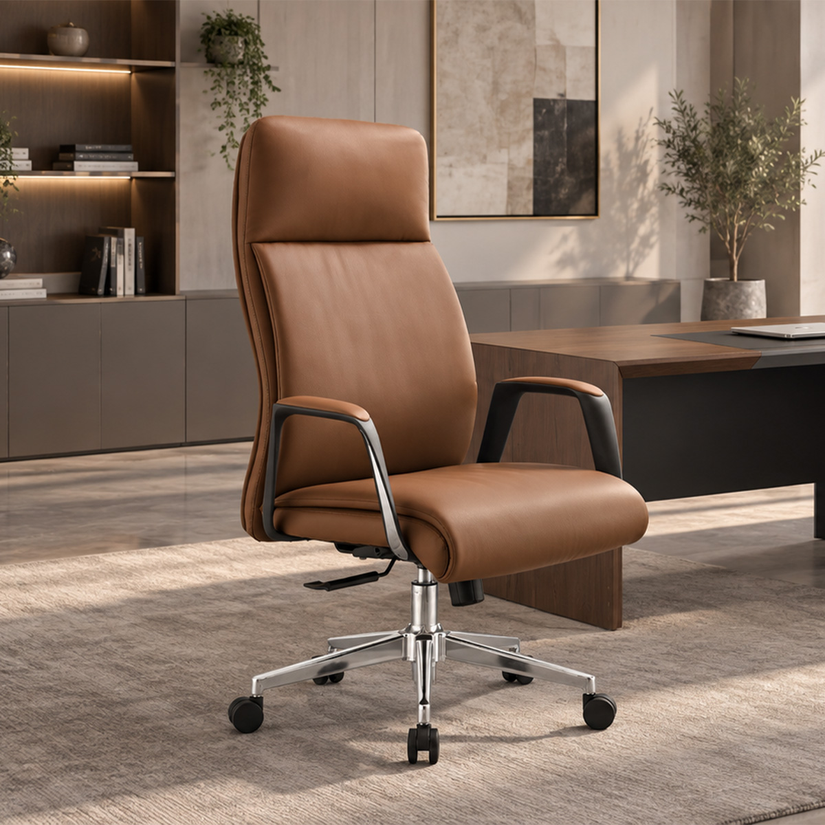 Odelia Leather Executive Chair-1