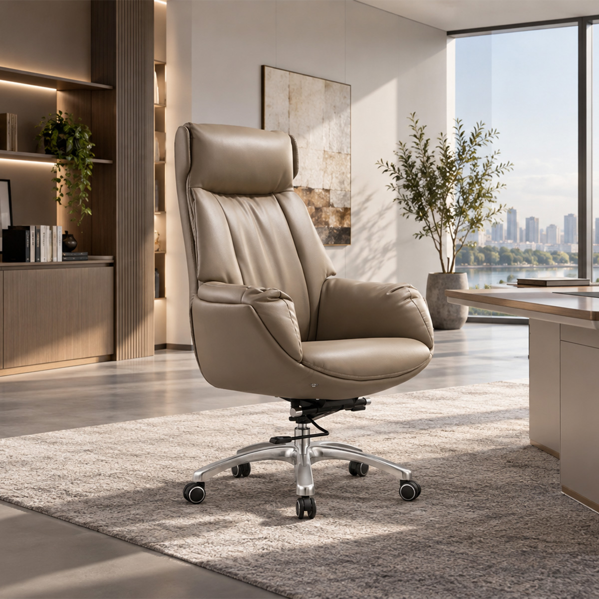 Oren Leather Executive Chair-1