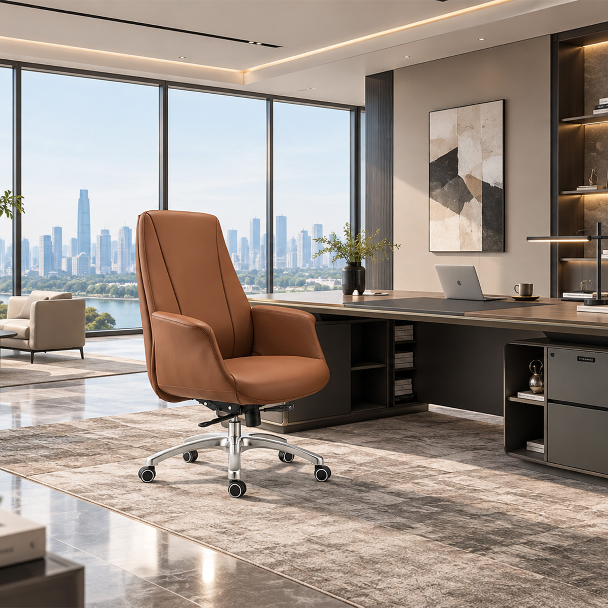 Orla Leather Executive Chair-1