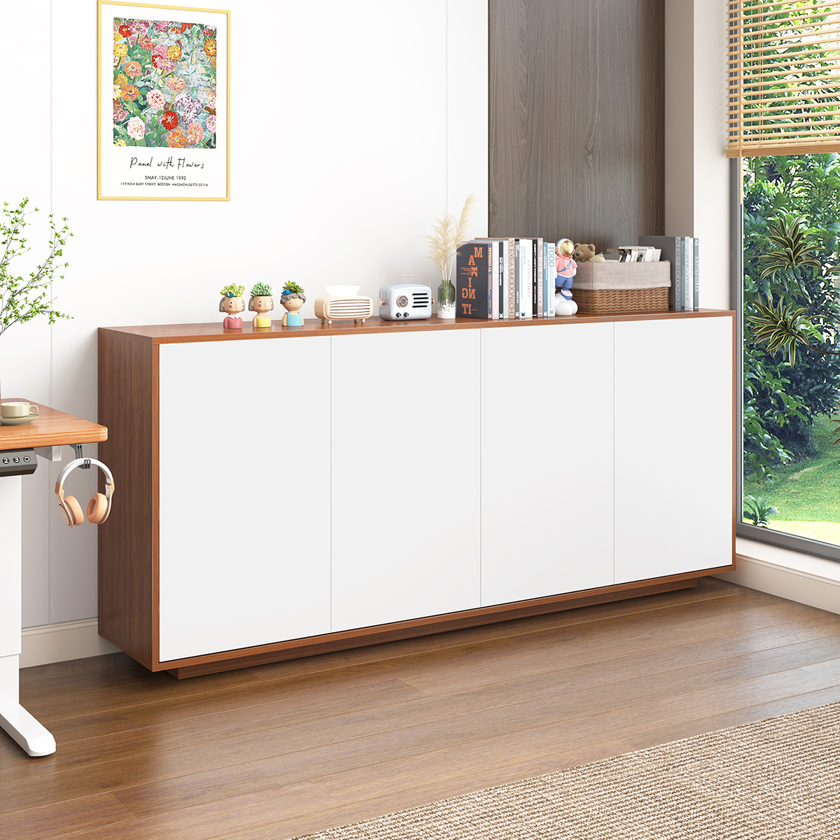 Quad Door Cabinet-1