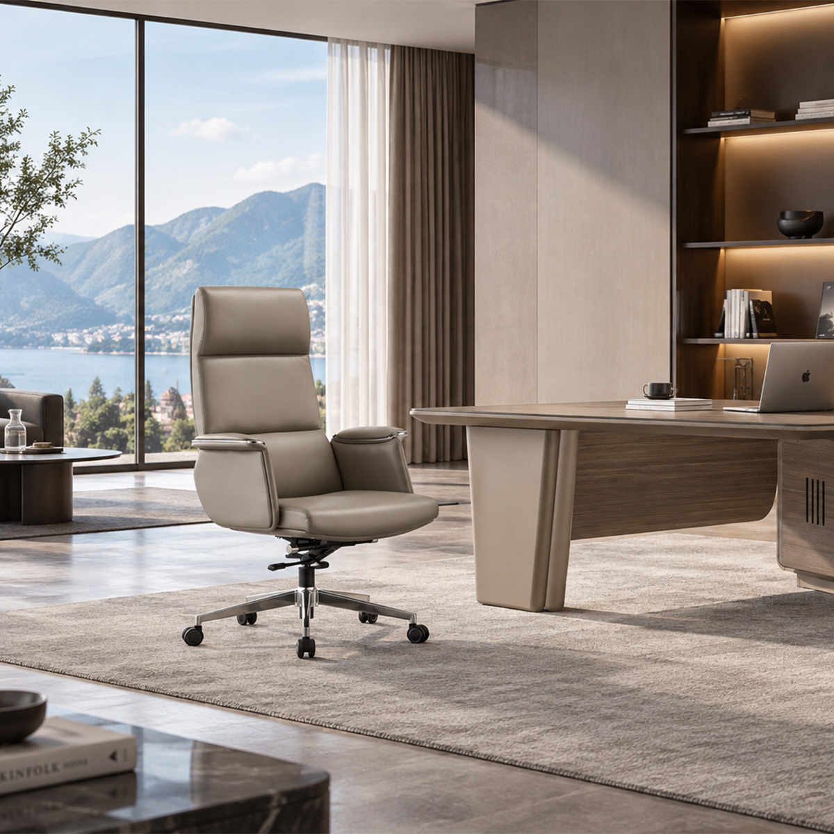 Rhea Leather Executive Chair-1