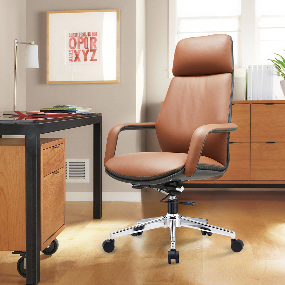 Sabine Leather Executive Chair-1