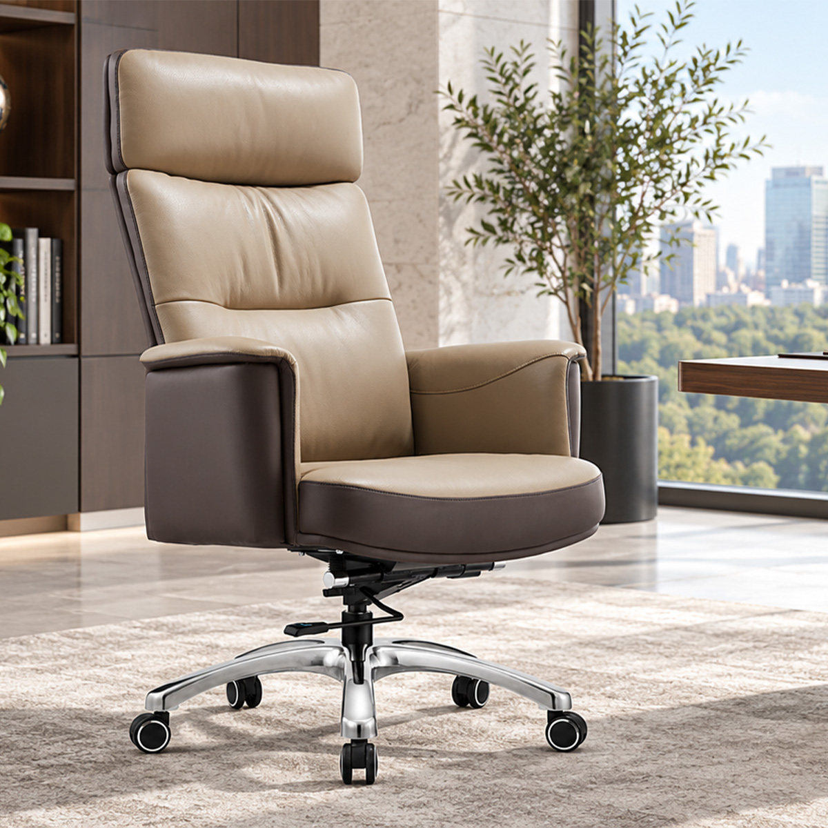 Sable Leather Executive Chair-1