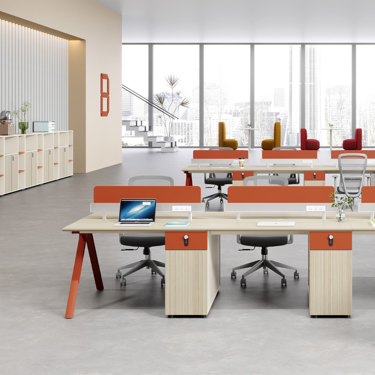 Sanqin Workstation Desk-1