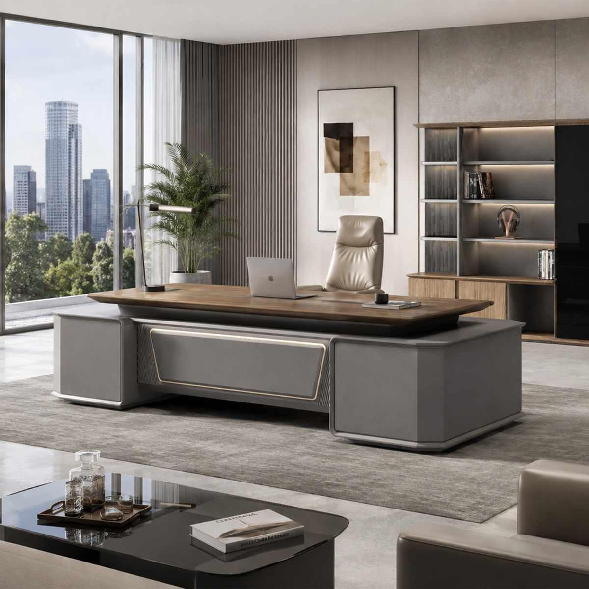 Sharp Executive Desk-1