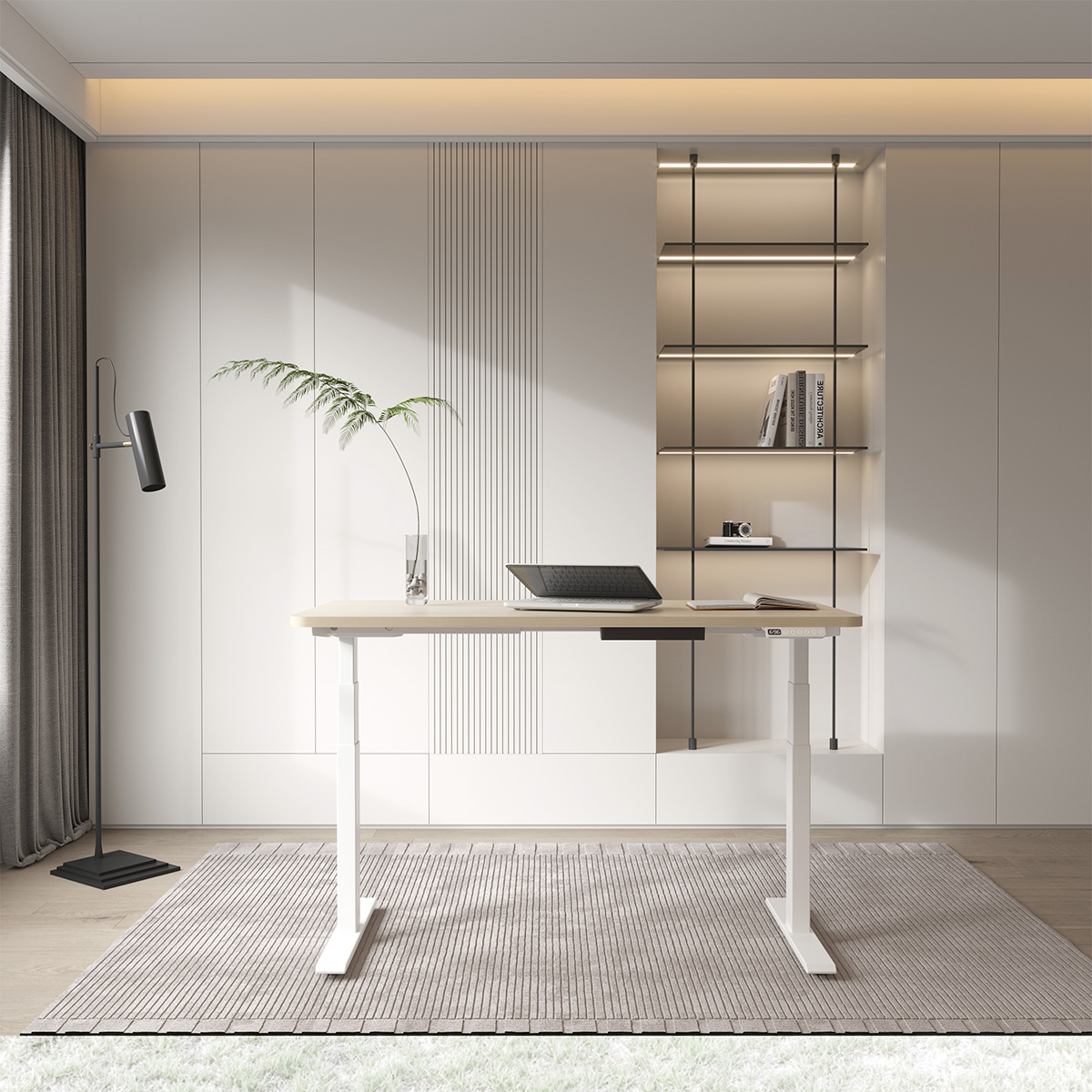 Single Adjustable Desk-1