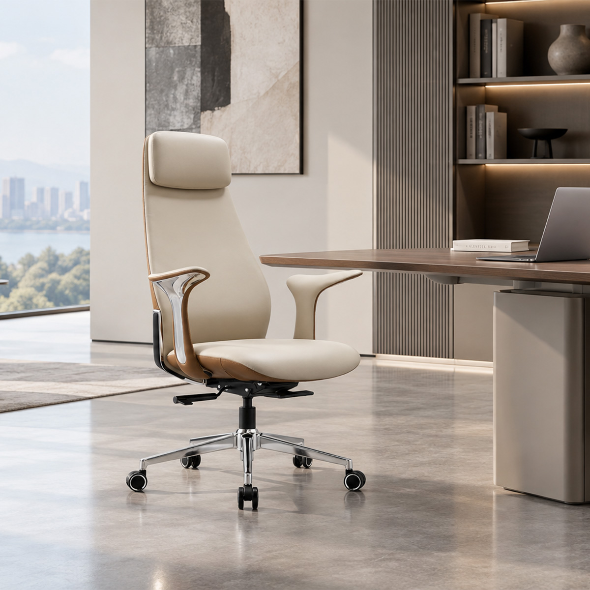 Stellan Leather Executive Chair-1