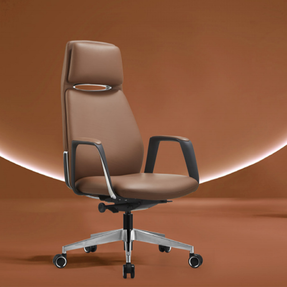 Sylvie Leather Executive Chair-1