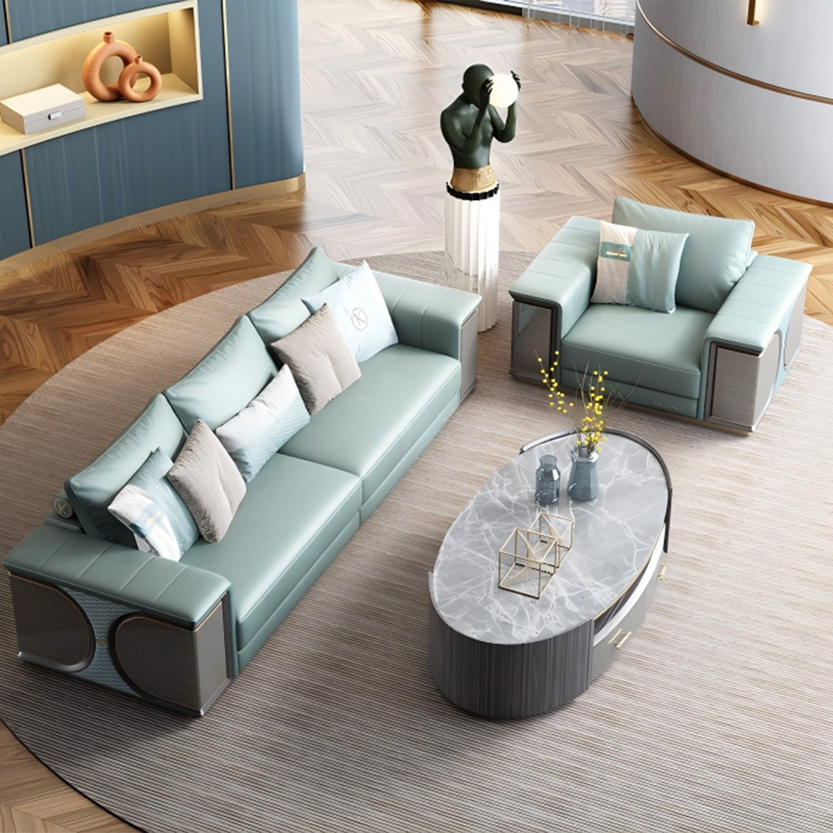 Theo Decorative Office Sofa-1