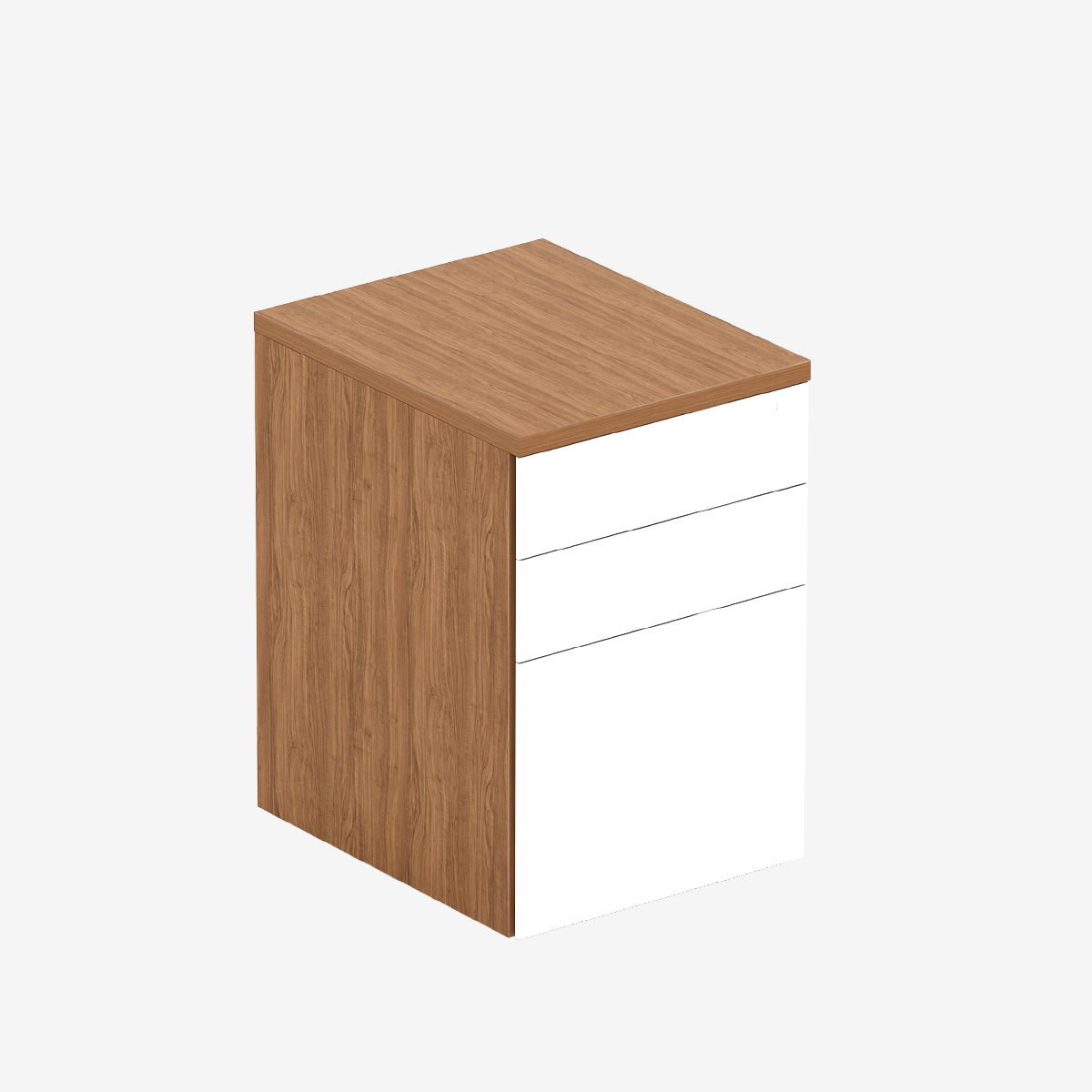 Triple Drawer Pedestal